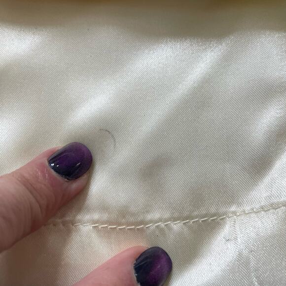 Vintage Cinema Etoile Pajama Set Women Small Floral 2 Piece Silky NOS Tags READ - Picture 12 of 16